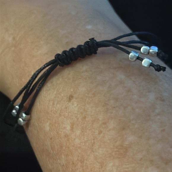 Corded Cross &Beads Bracelet - Picture 3 of 5